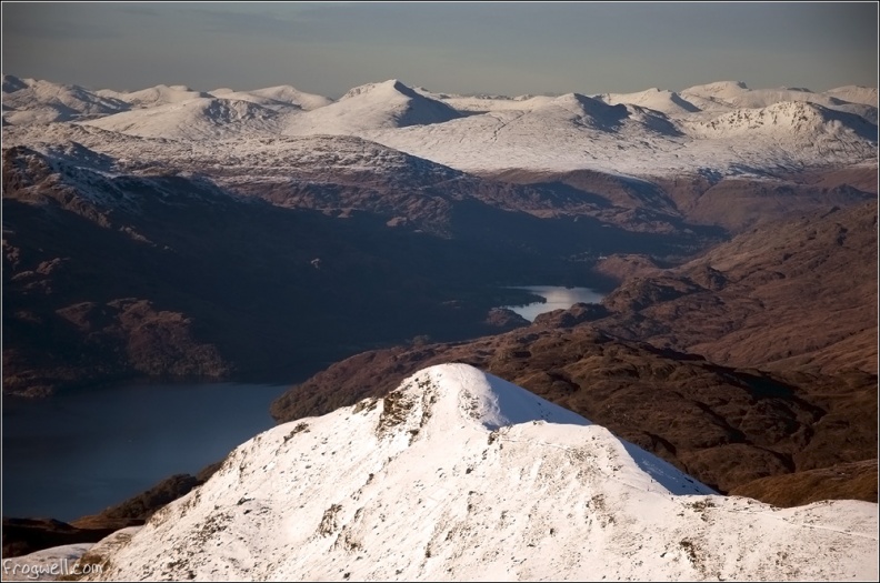 Ben Lomond and Loch Lomond from the air